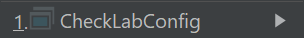 the check lab config option